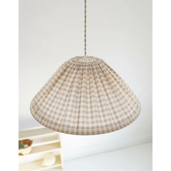 Suspension conique vichy Malala "petits carreaux"