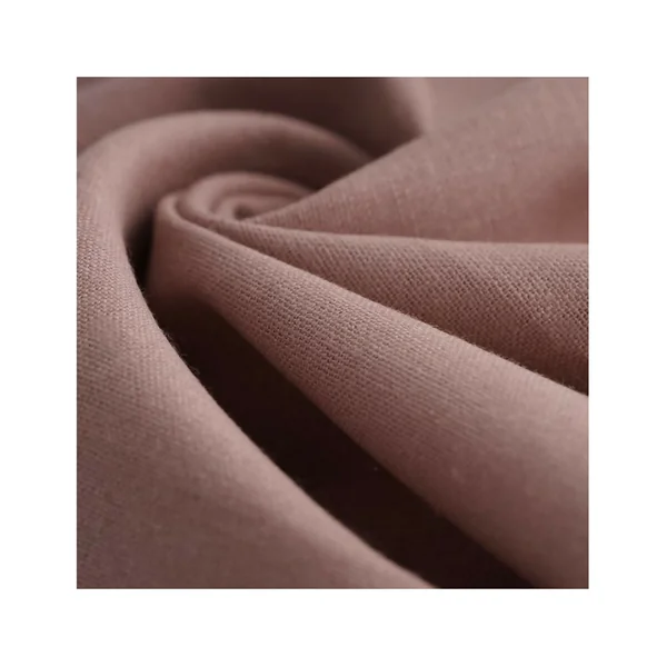 Suspension "Cosette" en Tissu Uni Lin Classic Linen - Abat-jour Festonné Style Vintage Made in France
