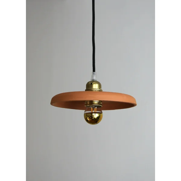 Suspension en terre rouge "terracotta"