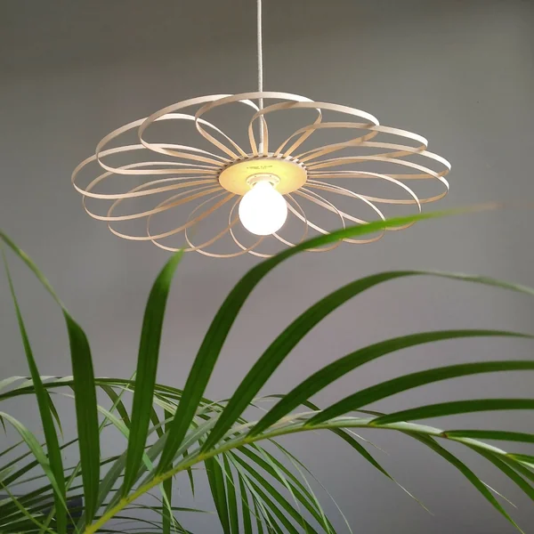 Suspension Flower 55cm Nature