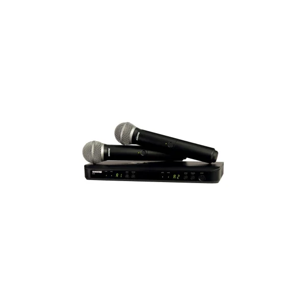 SYSTEME HF DOUBLE MAIN PG58 SHURE