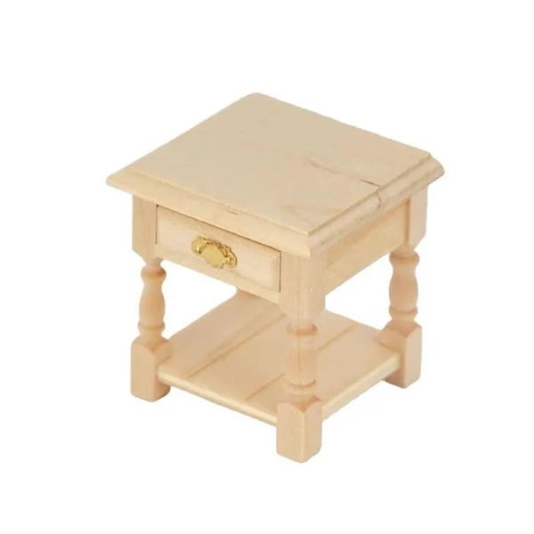 Table de nuit - Bois brut