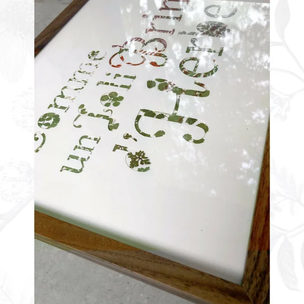 Tableau - Comme un joli brin d'herbe - A3 - plantes séchés