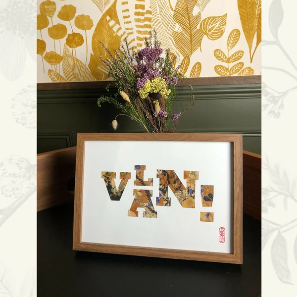 Tableau - VLAN - A4 - plantes séchés