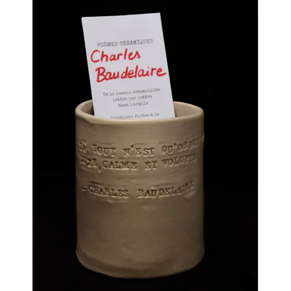 Tasse-poème BAUDELAIRE