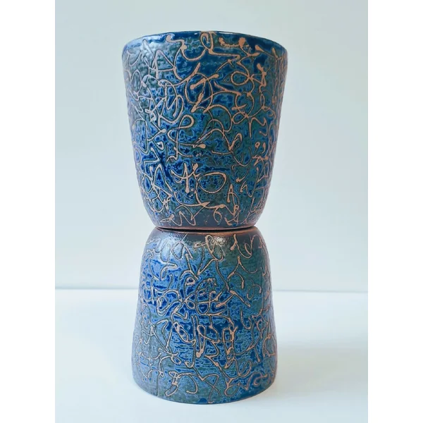 Tasses bleu-griffes