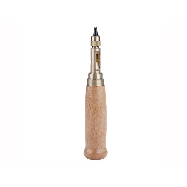 Tournevis perforateur cuir avec 6 embouts