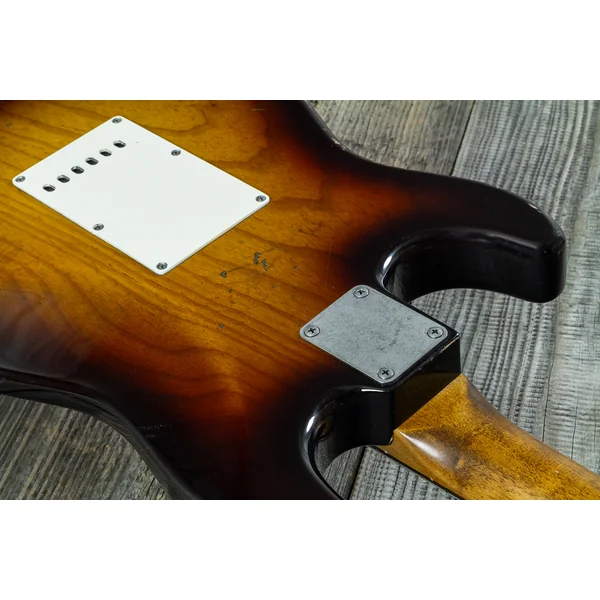 Trad S #43484 - aged 2-tone chocolate sunburst