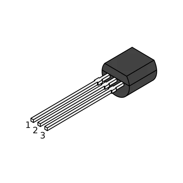 Transistor Bipolaire 2SA628 PNP 25V 100mA