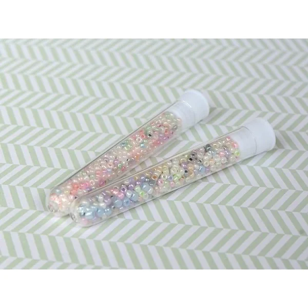 Tube de 350 perles ceylons - multicolore foncé