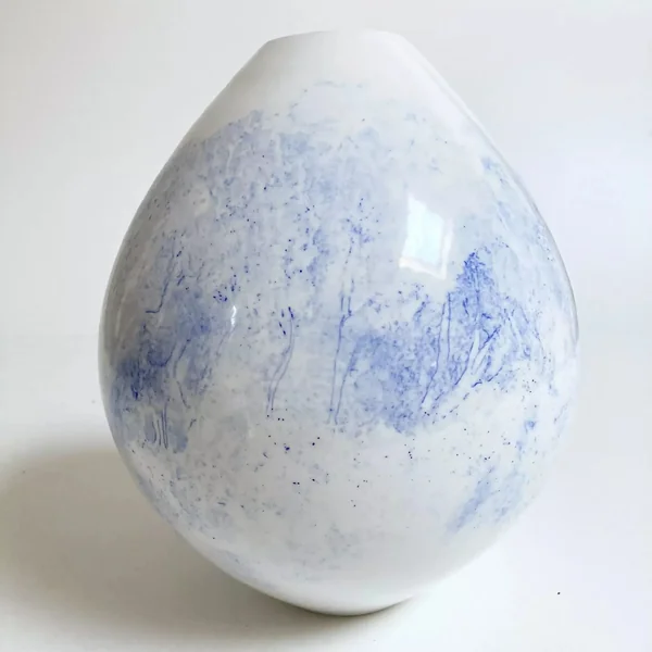 Vase couple bleu