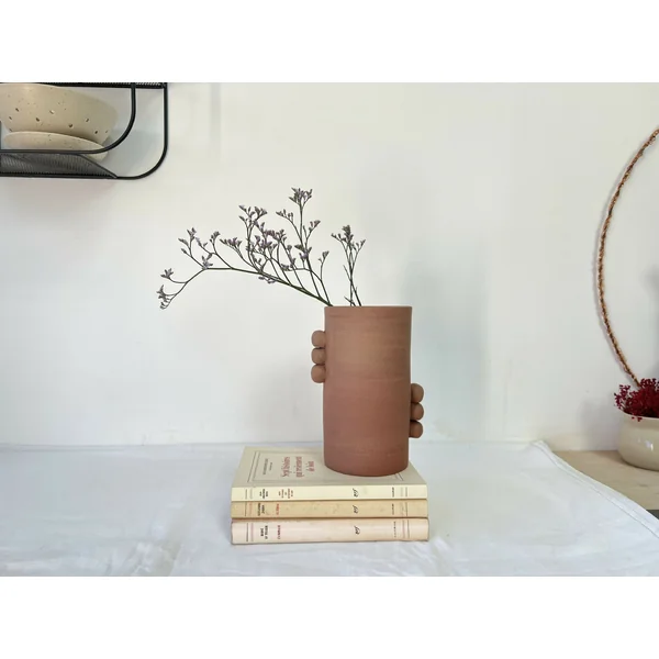 Vase MAYA grès roux