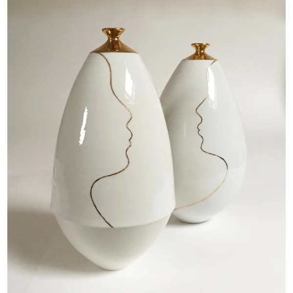 Vase soliflore Visages