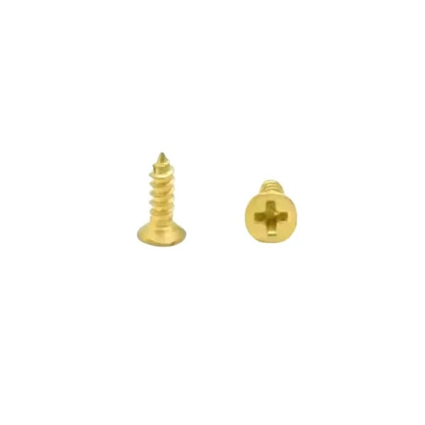 Vis tête fraisée laiton - Ø 2,5 x 8 mm