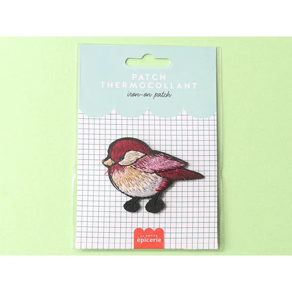 Écusson thermocollant - Moineau dodu
